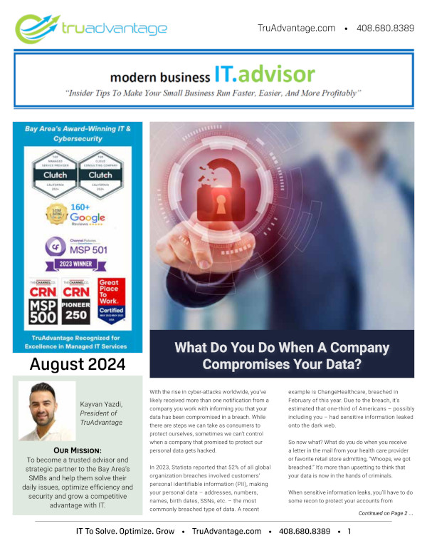 August 2024 Modern Business IT Newsletter