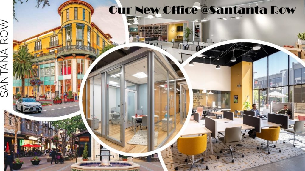 Our new office in Santana Row. 
