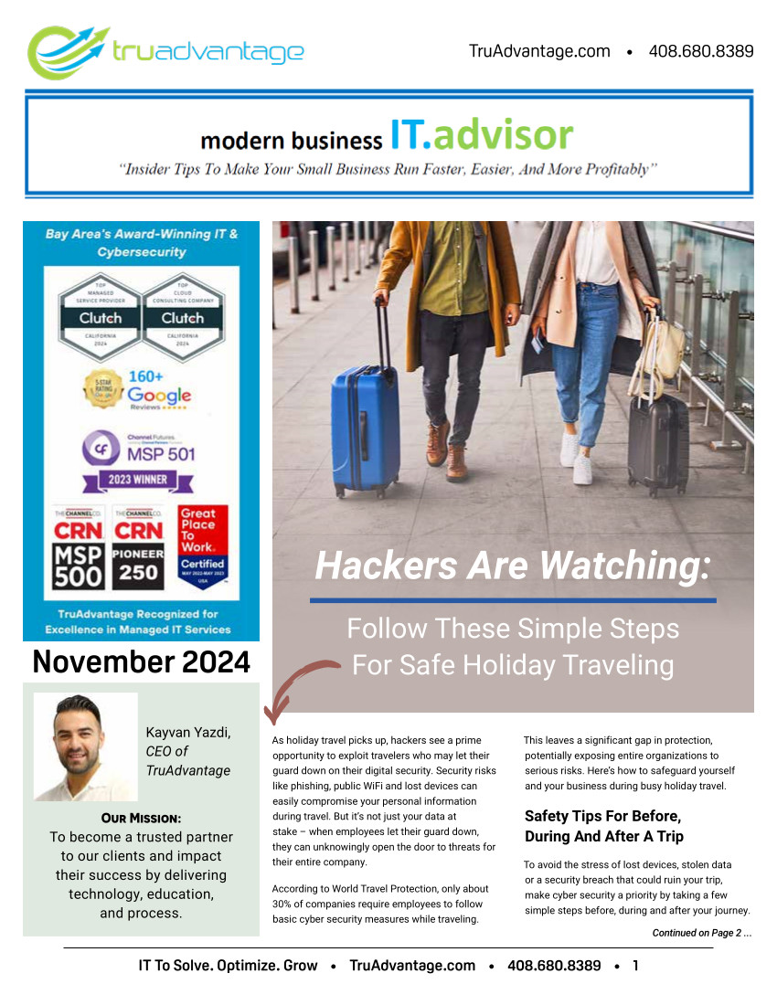 November 2024 Modern Business IT Newsletter
