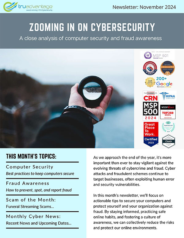 November Cybersecurity IT Newsletter