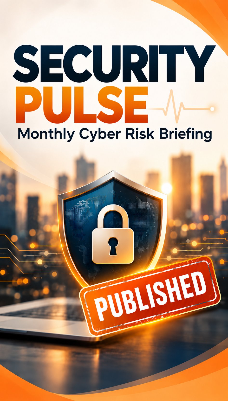 Security Pulse monthly cyber risk briefing banner